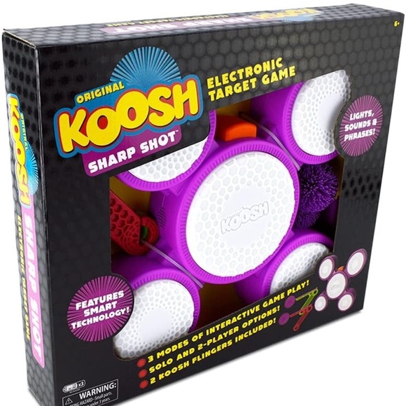 Original Koosh Sharp Shot Electronic Target Game Smart Technology Talks Lights - Picture 1 of 9